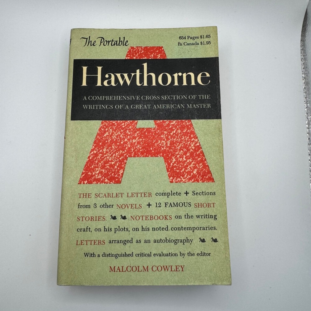 The Portable Hawthorne A Comprehensive Cross Section of the Writings